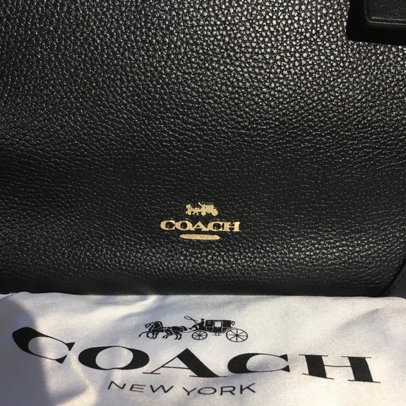 Coach Lane Satchel in Black Leather - Picture 3 of 10